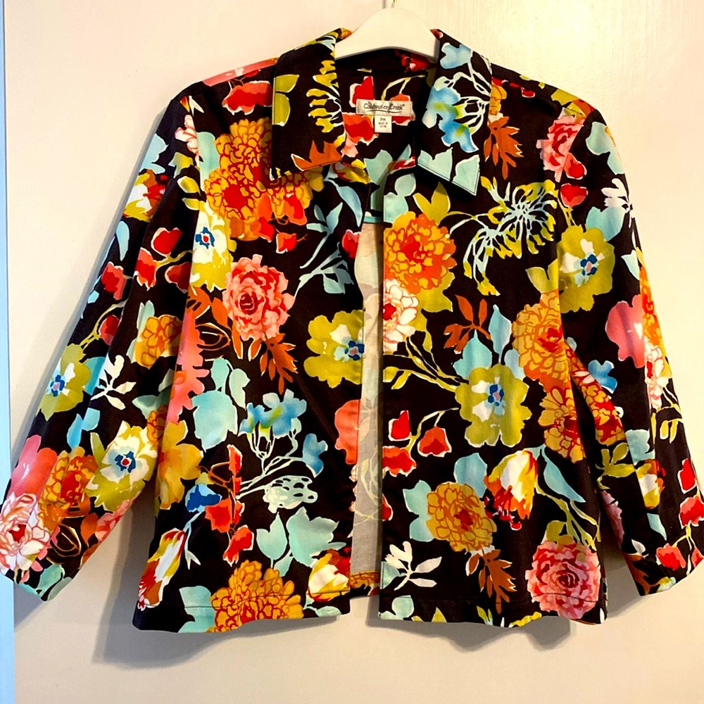 Coldwater Creek Open Front Top. Petite Medium.